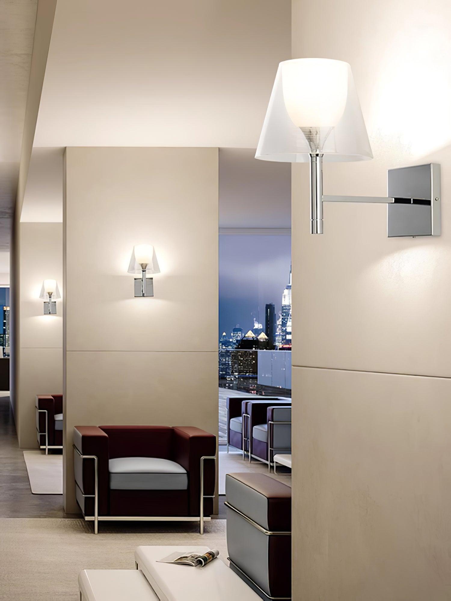 Chrome Prism Wall Lamp - Lumpaz