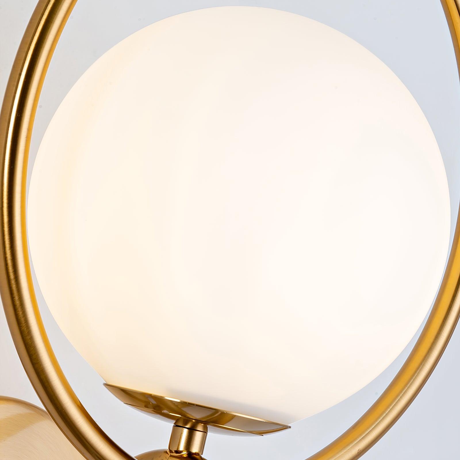 Fort Halo Gold Wall Light - Lumpaz
