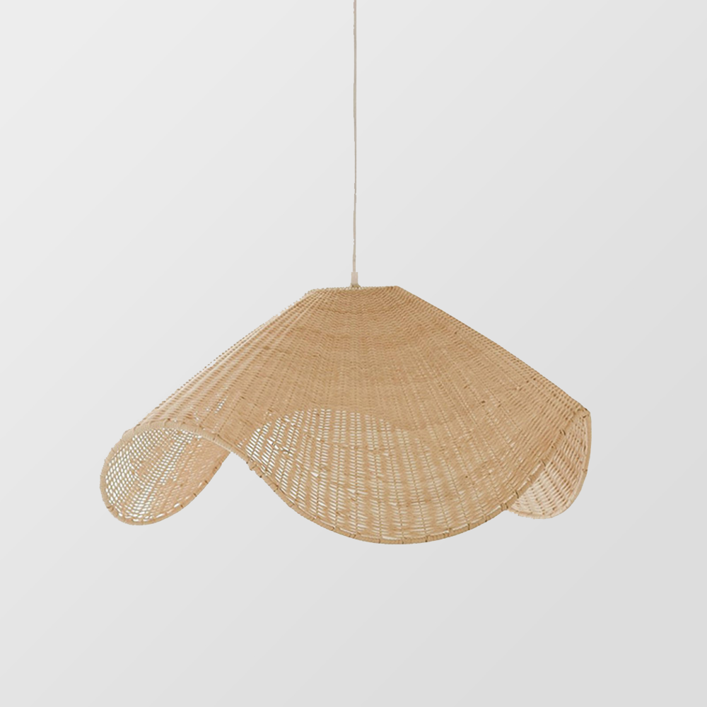 Modern Simple Handwoven Rattan Pendant Light - Lumpaz