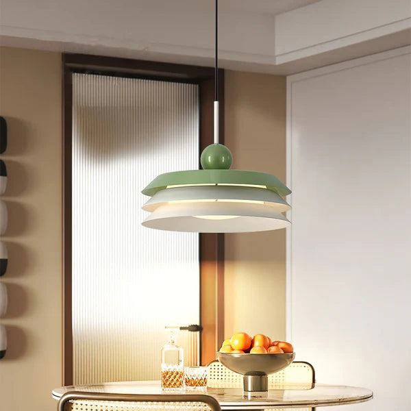 Modern Morandi Layered Metal Hanging Lights - Lumpaz