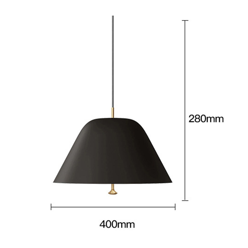 Modern Metal Living Room Cone Pendant Light - Lumpaz
