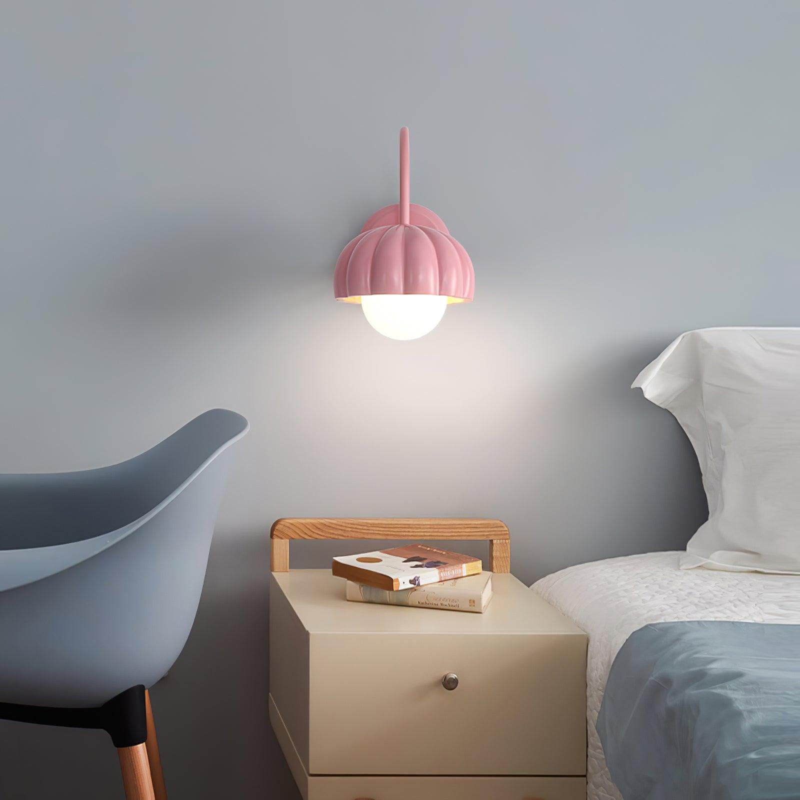 Creamy Pumpkin Wall Light - Lumpaz
