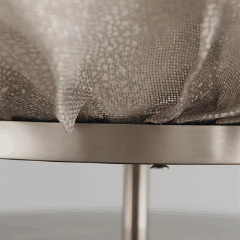 Renée Modern Tischlampe Blume, Silber, Wohnzimmer, Metall - Lumpaz