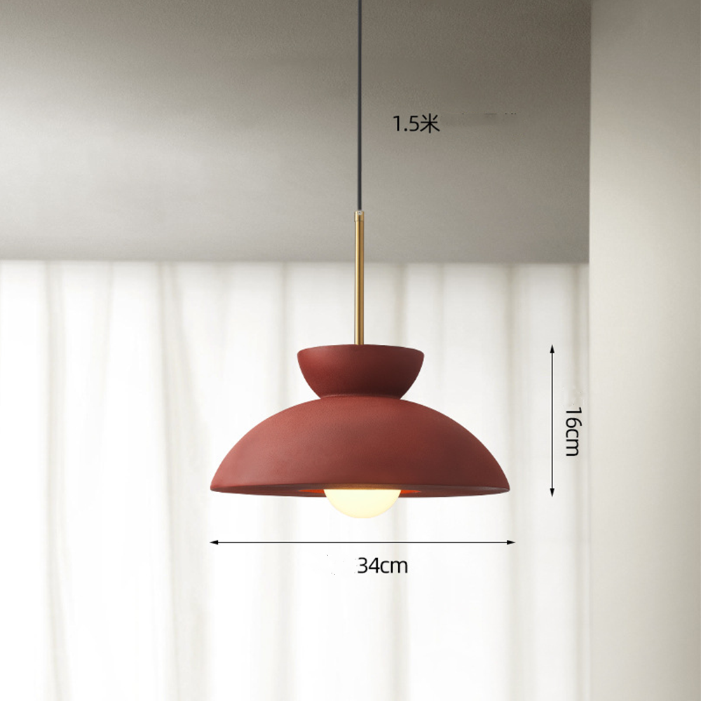Nordic Minimalist Resin Pendant Light For Dining Room - Lumpaz
