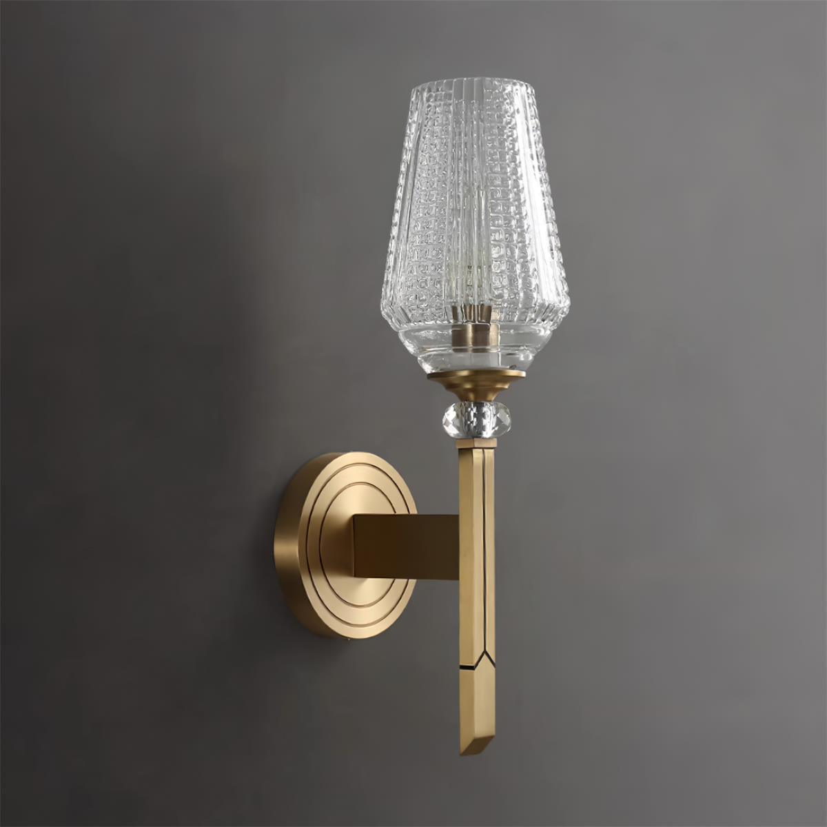 Devora Brass Wall Lamp - Lumpaz