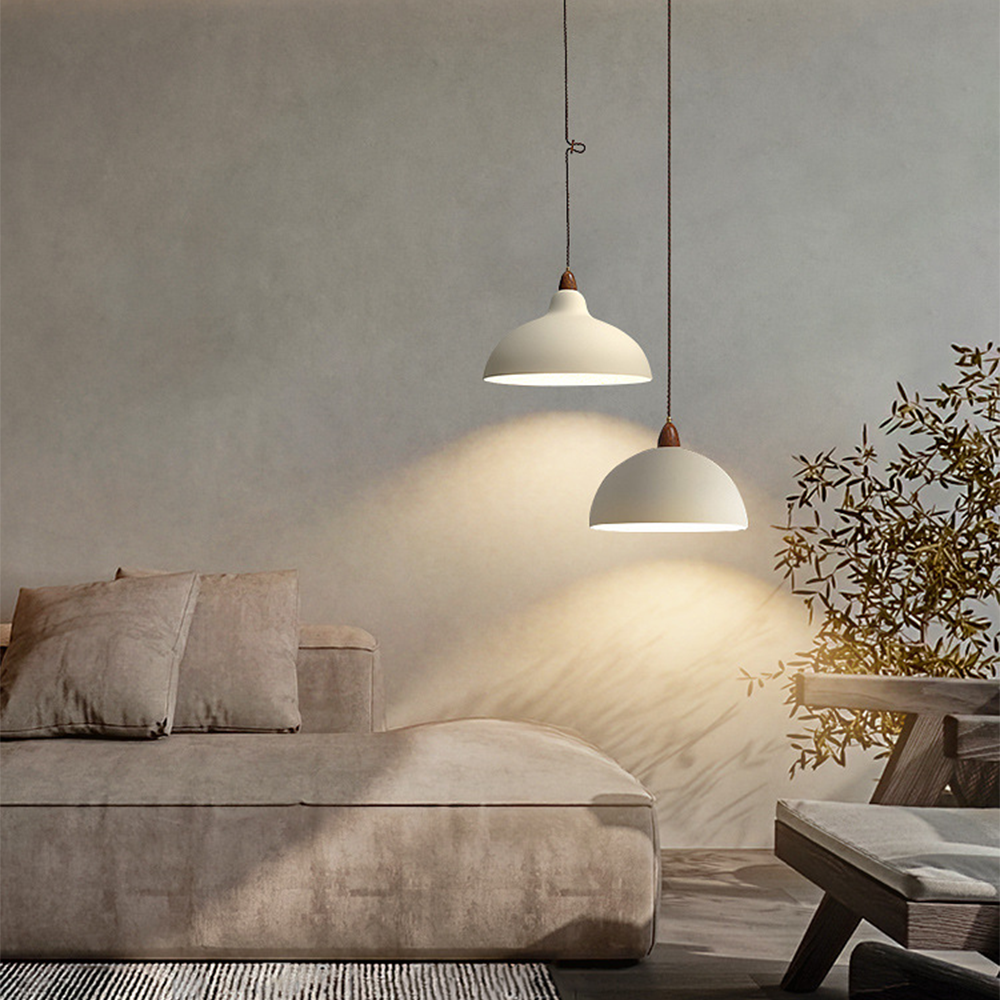 Nordic Light Luxury White Hanging Light For Kitchen - Lumpaz
