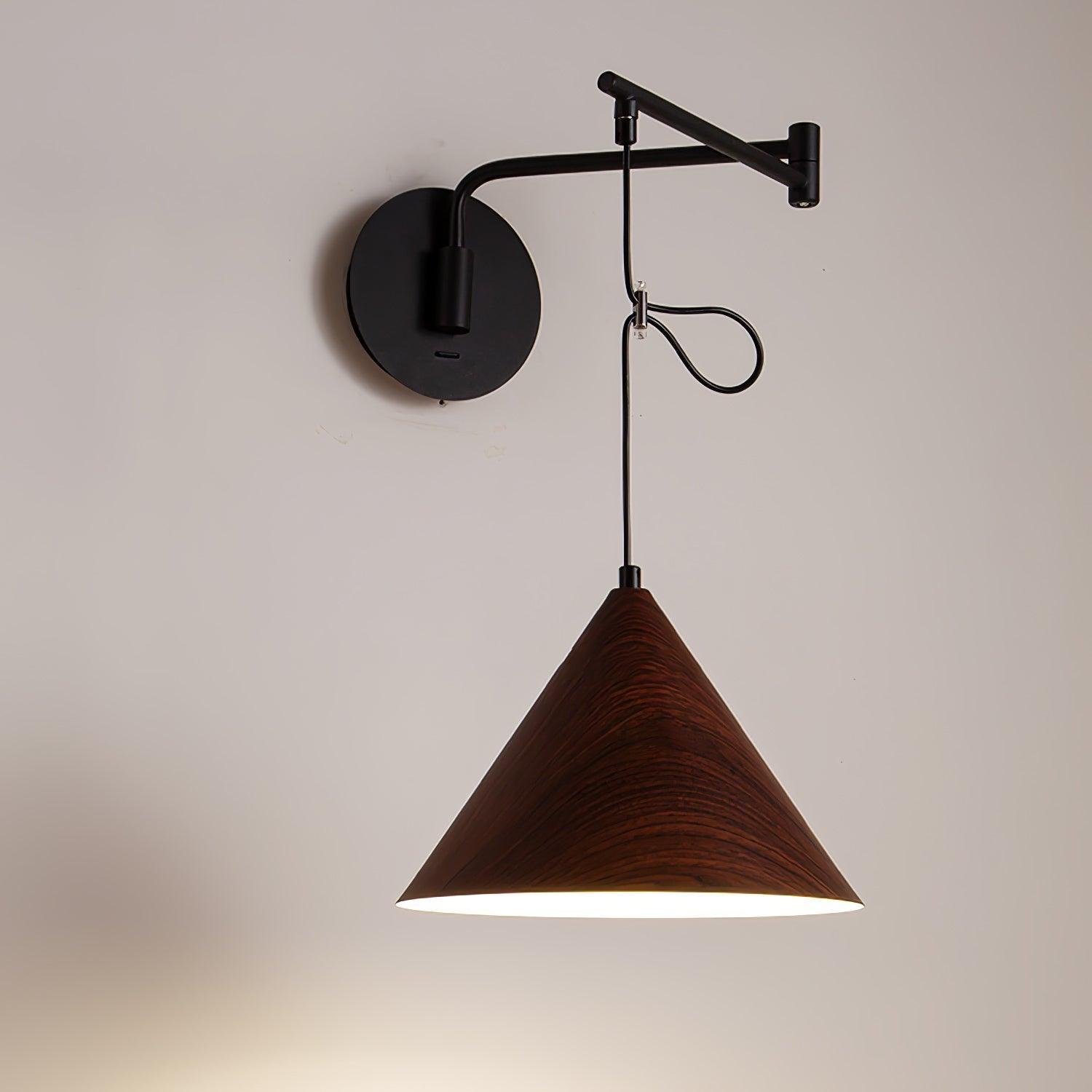Cone Swing Arm Wall Lamp - Lumpaz