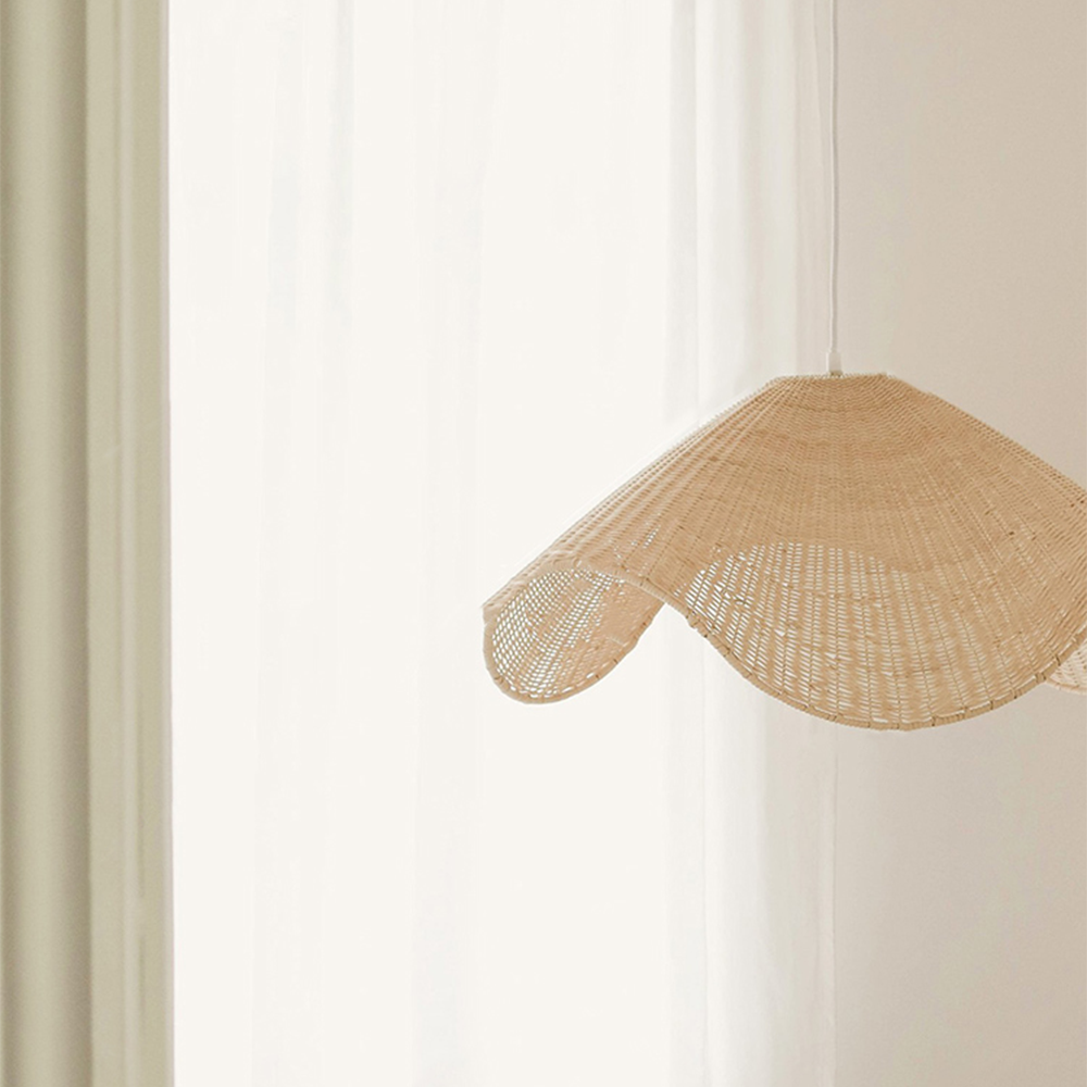 Modern Simple Handwoven Rattan Pendant Light - Lumpaz