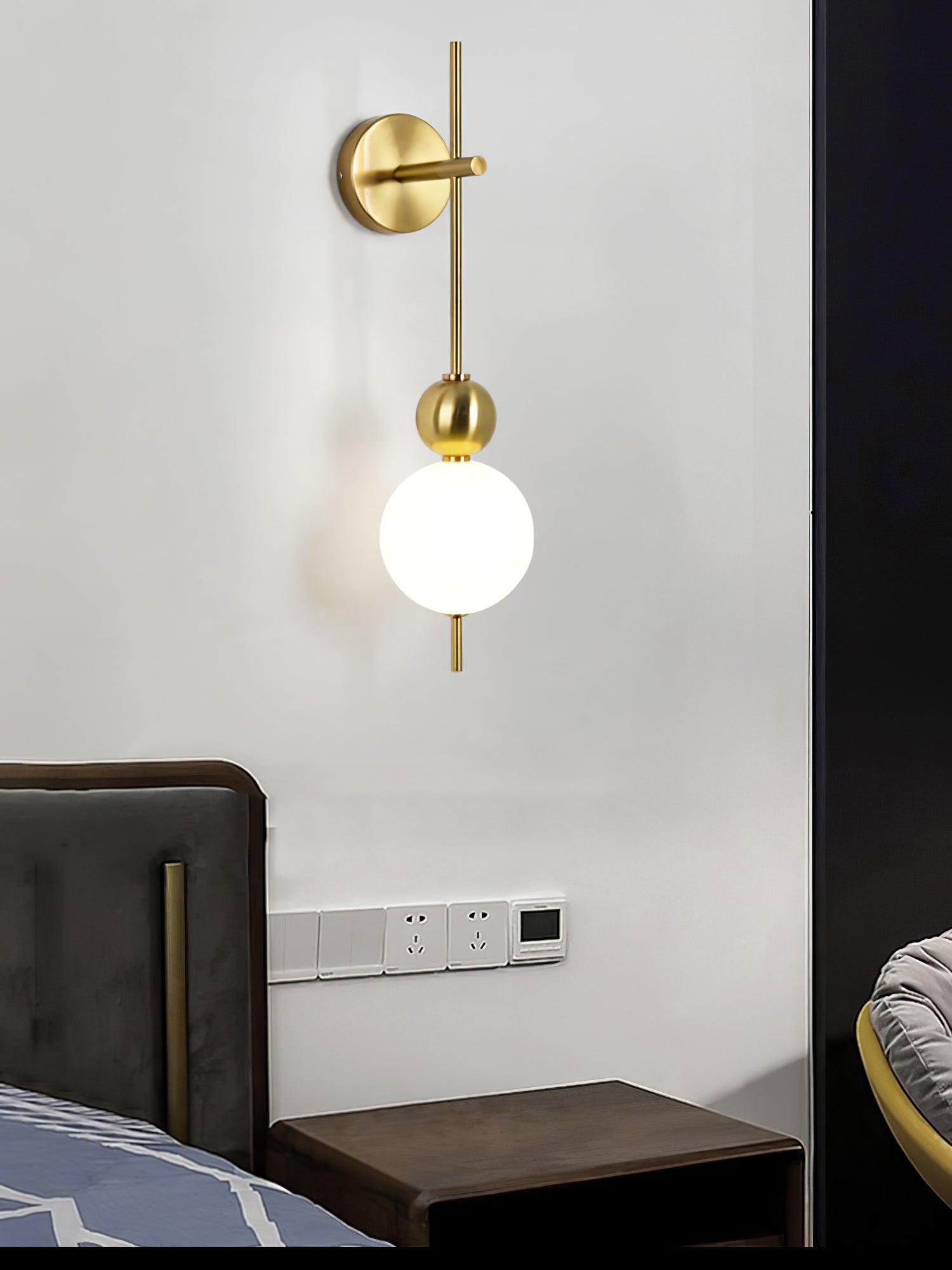 Candied Haws String Brass Wall Lamp - Lumpaz