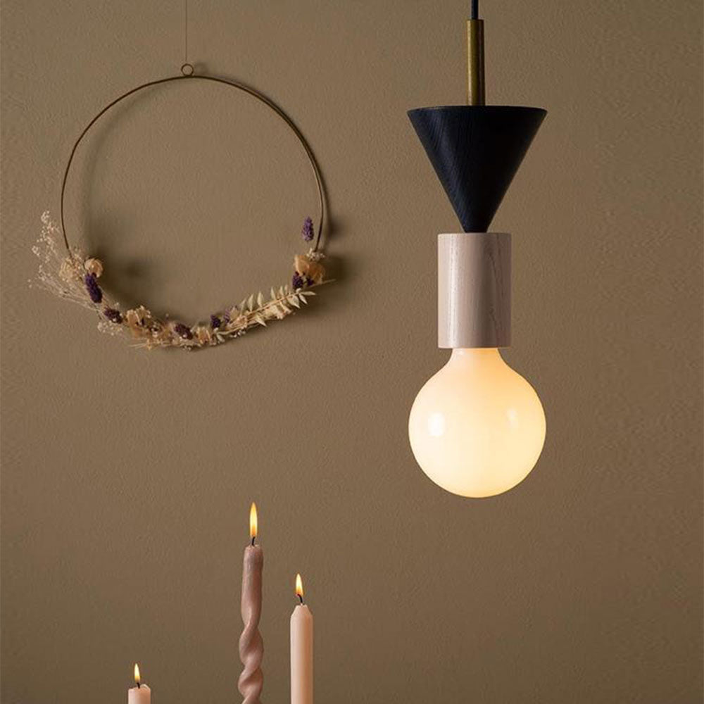Design Colored Wood Blocks Pendant Light - Lumpaz