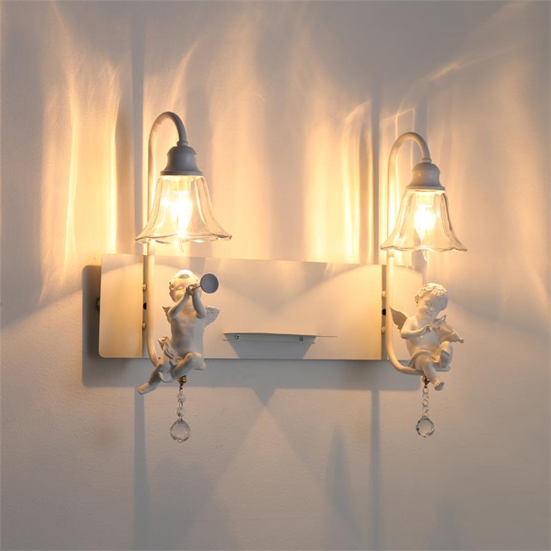 White Angel Wall Light - Lumpaz