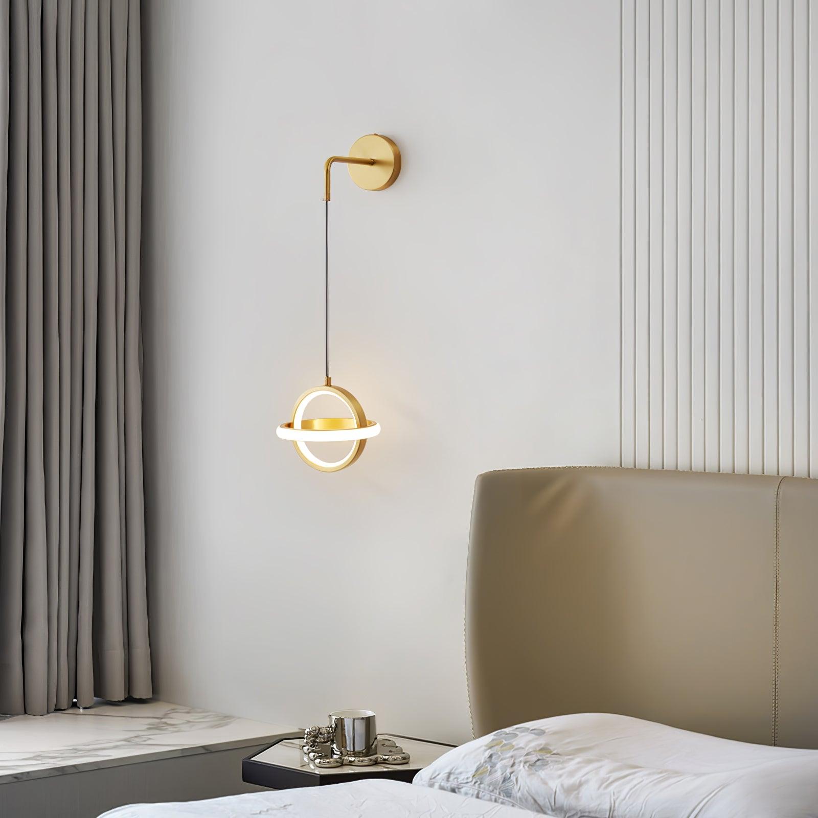 Oval Brass Wall Light - Lumpaz