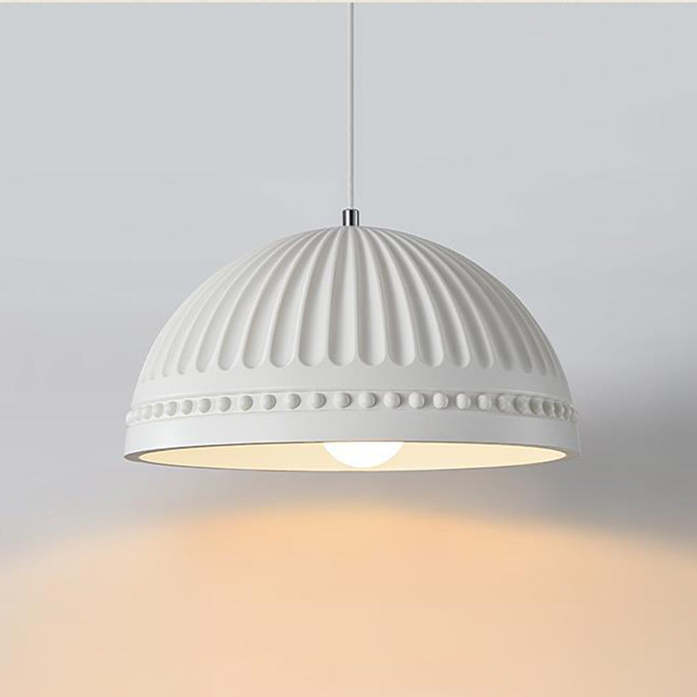 Cream Style Resin Creative Pendant Light - Lumpaz