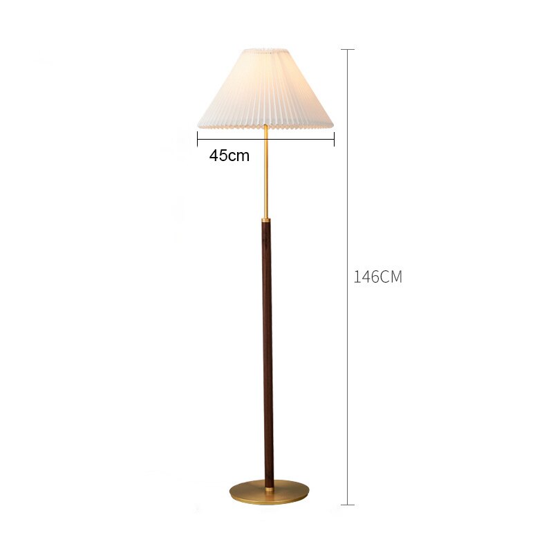 Sumait Modern LED Stehlampe Weiß Ess/Wohnzimmer Stoff&Metal - Lumpaz