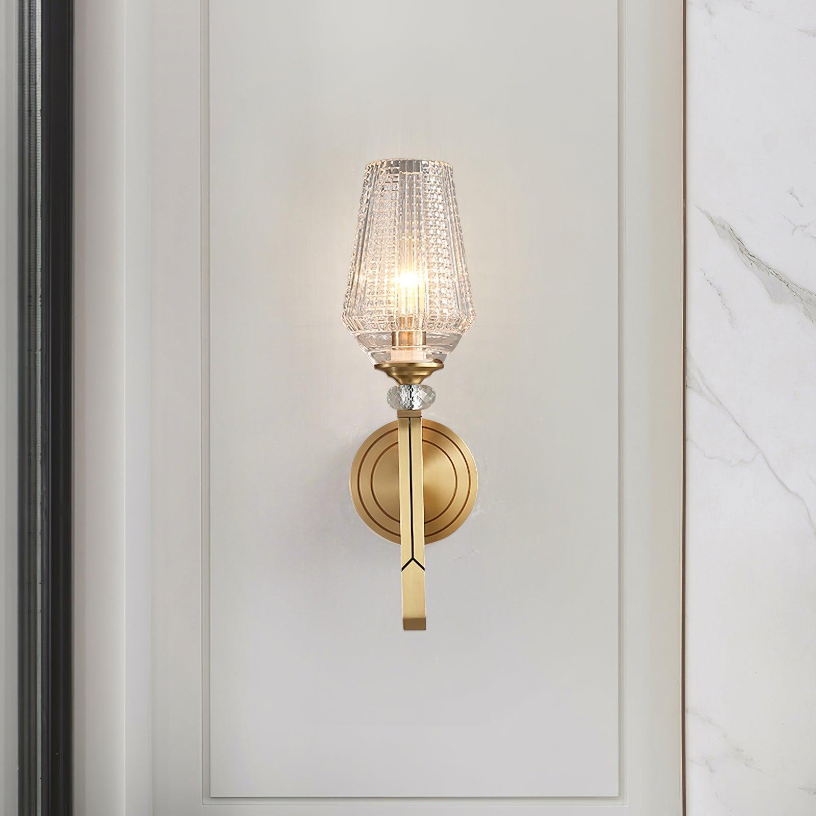 Devora Brass Wall Lamp - Lumpaz