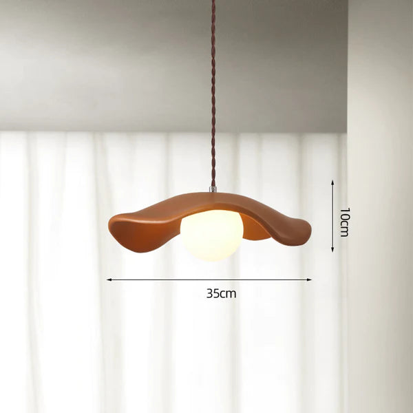 Modern Style Hat Shade Wabi-Sabi Pendant Light - Lumpaz