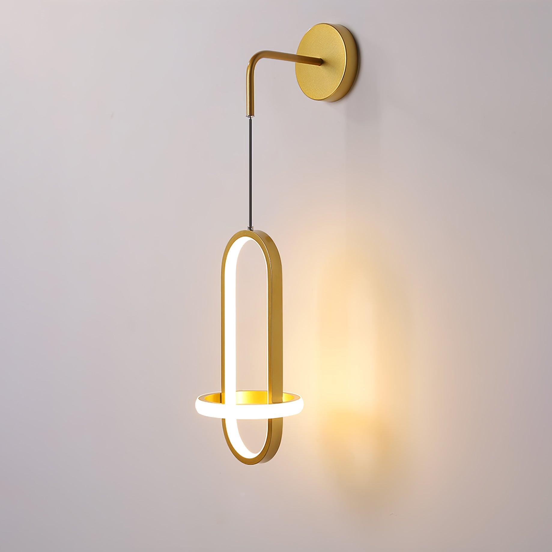 Oval Brass Wall Light - Lumpaz