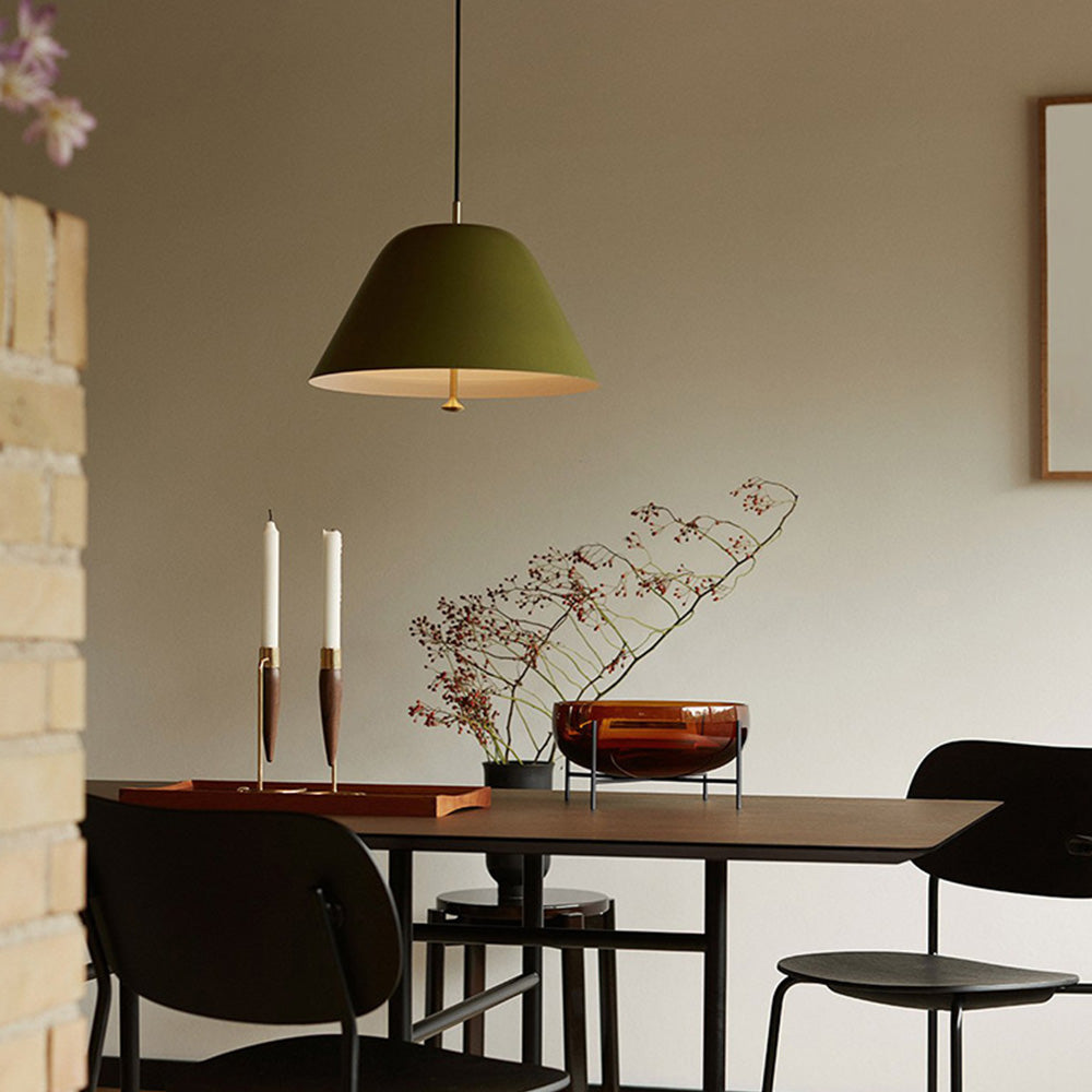 Modern Metal Living Room Cone Pendant Light - Lumpaz