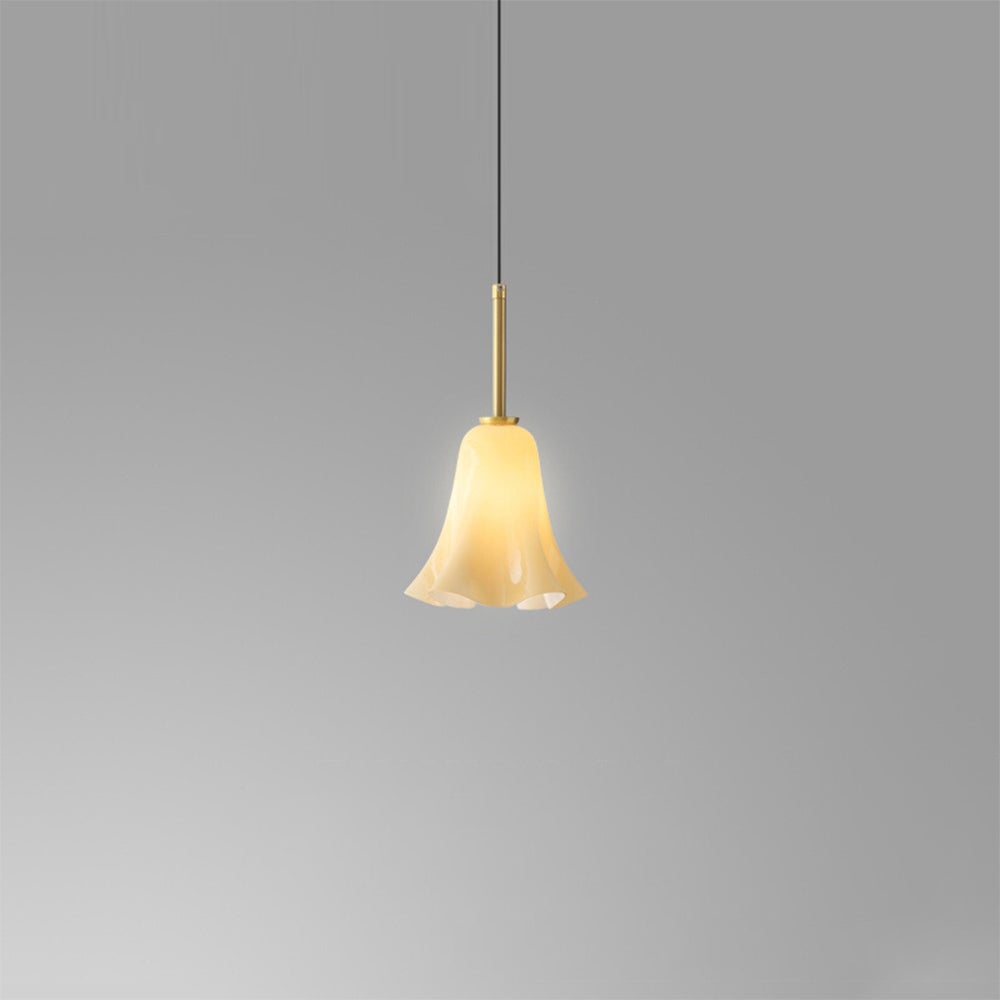 Vintage Glass Pendant Light For Bedroom - Lumpaz