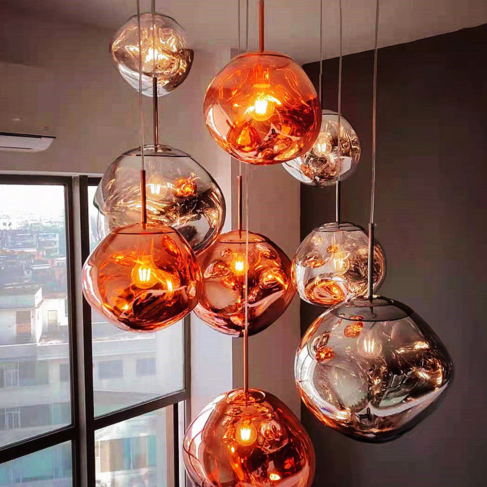Modern Art Deco Irregular Bubble Pendant Light For Dining Room - Lumpaz