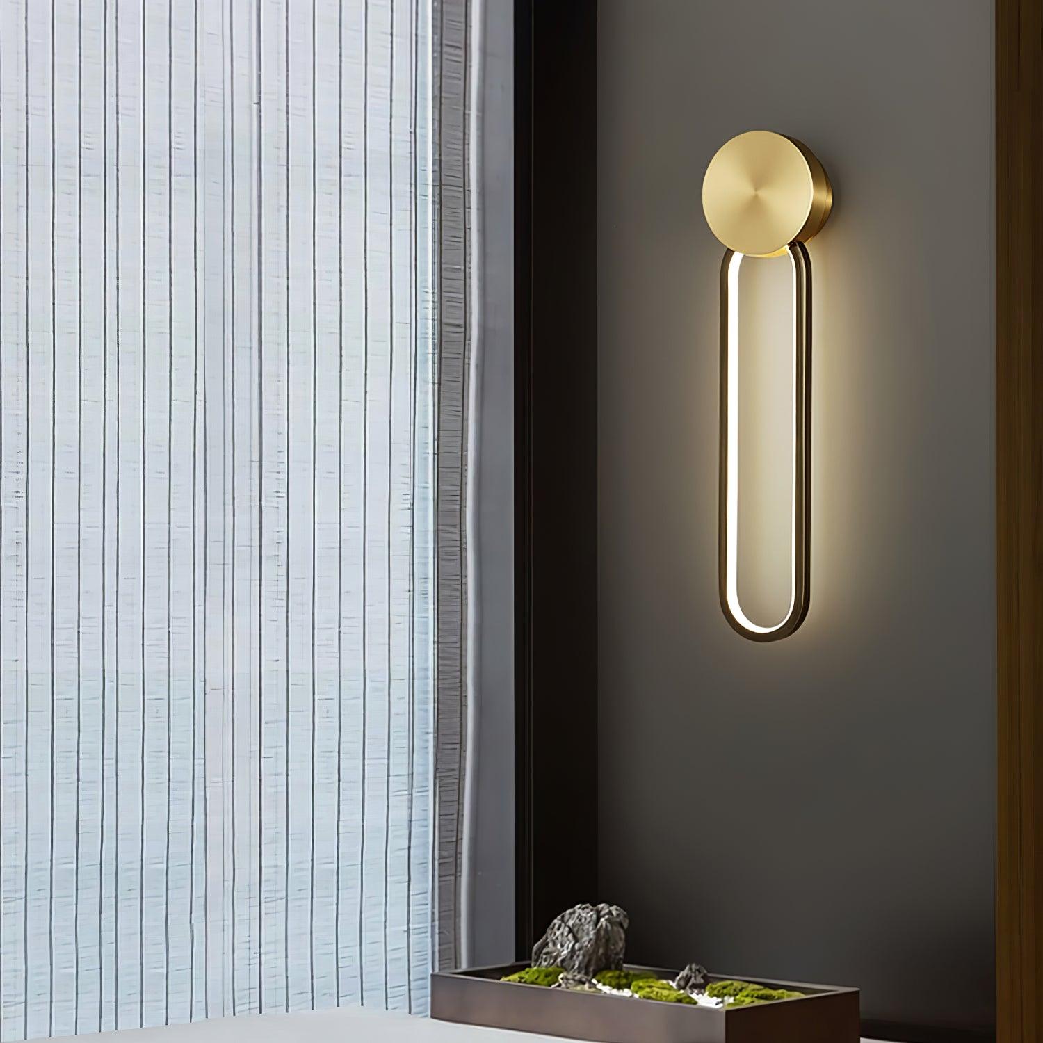 Simple Elliptical Wall Sconce - Lumpaz