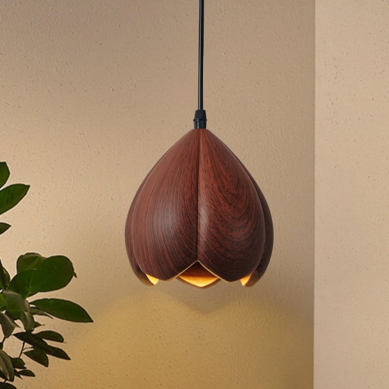 Retro Creative Flower Resin Hanging Light - Lumpaz