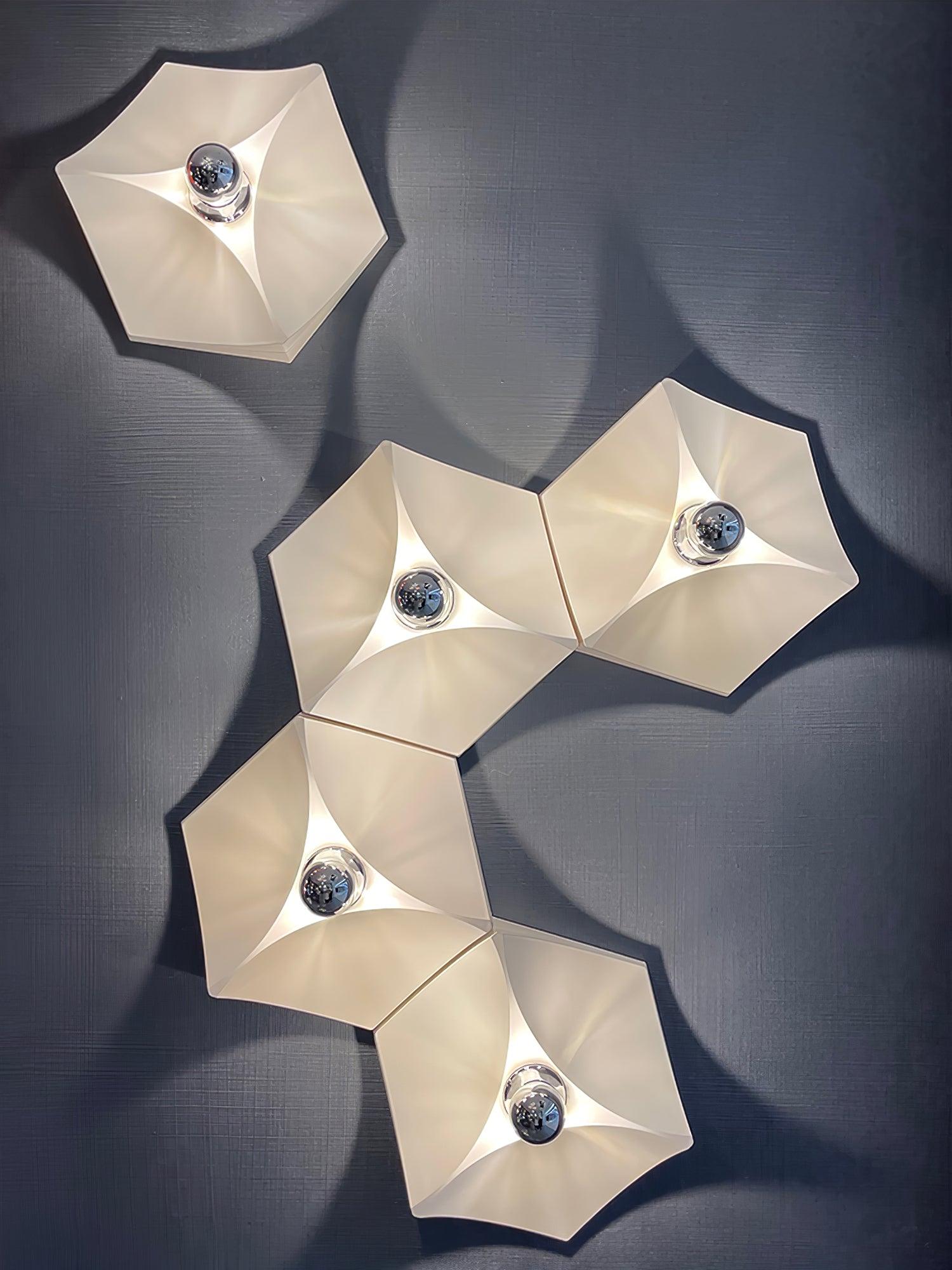 Pentagon Combination Wall Lamp - Lumpaz
