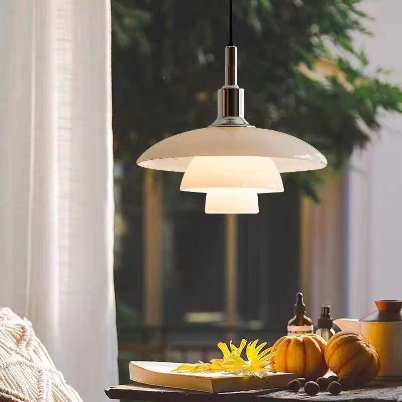 Medieval Nordic Simple Bauhaus Glass Pendant Light - Lumpaz