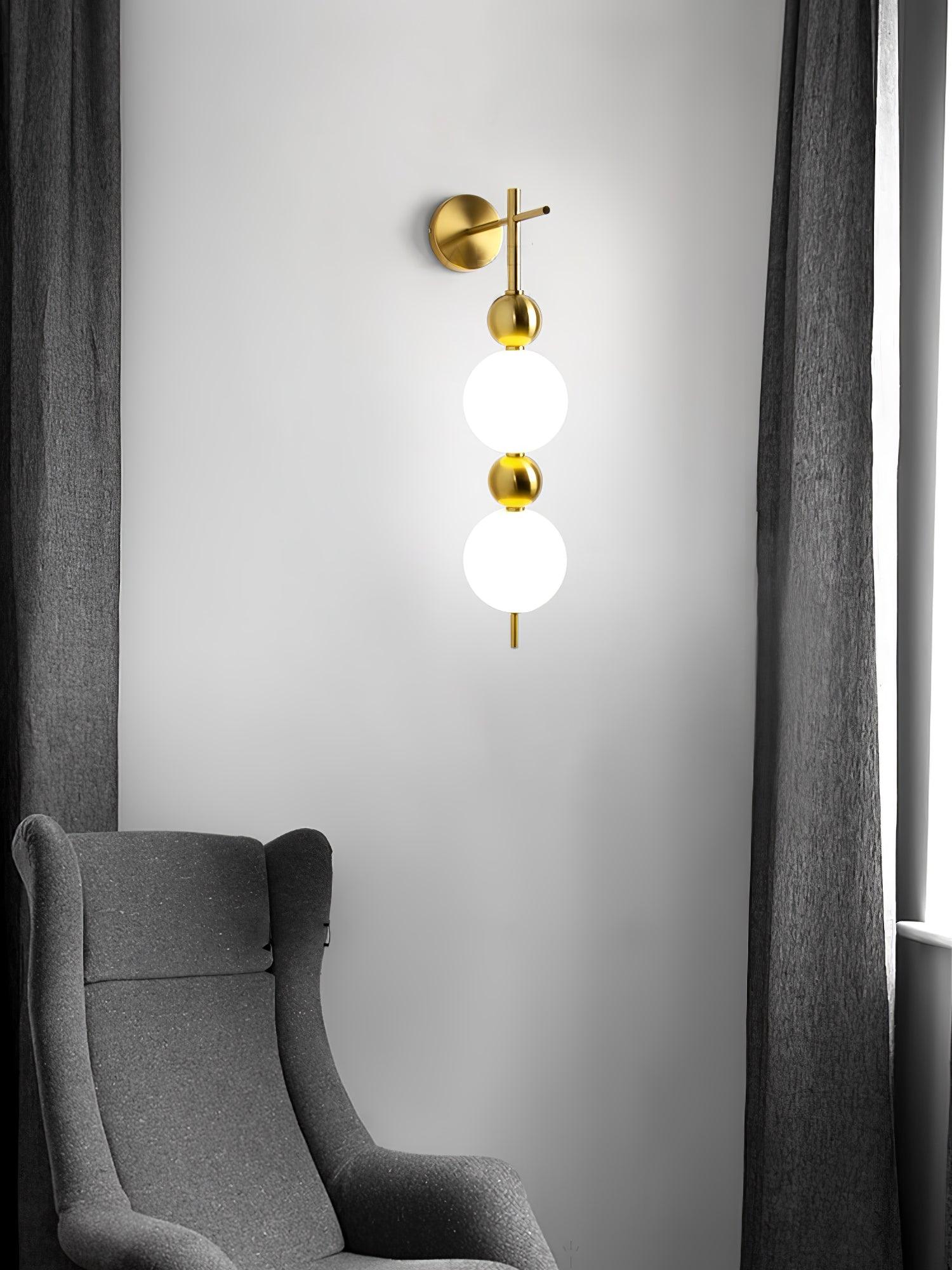 Candied Haws String Brass Wall Lamp - Lumpaz