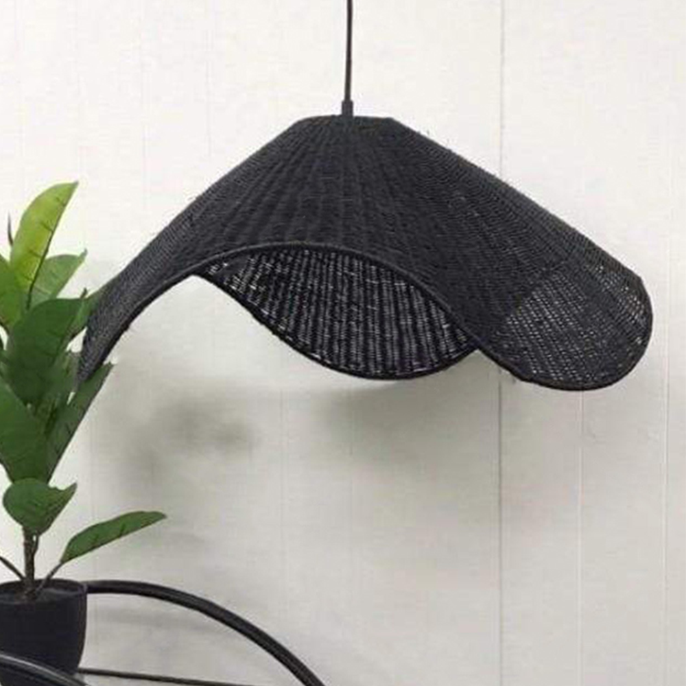 Modern Simple Handwoven Rattan Pendant Light - Lumpaz