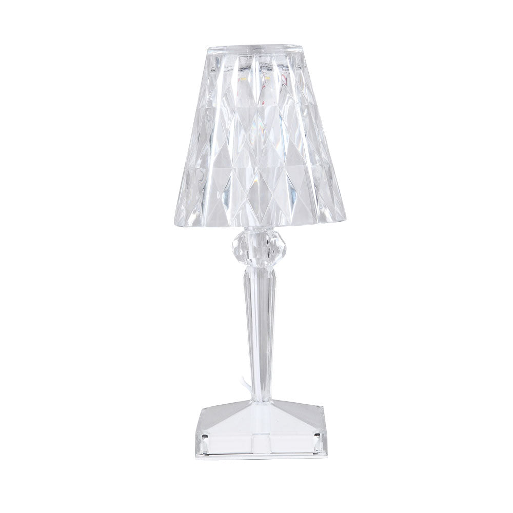 Kristy Design Kristall Diamant Tischlampe Licht, Wohn/Schlafzimmer, Acryl - Lumpaz