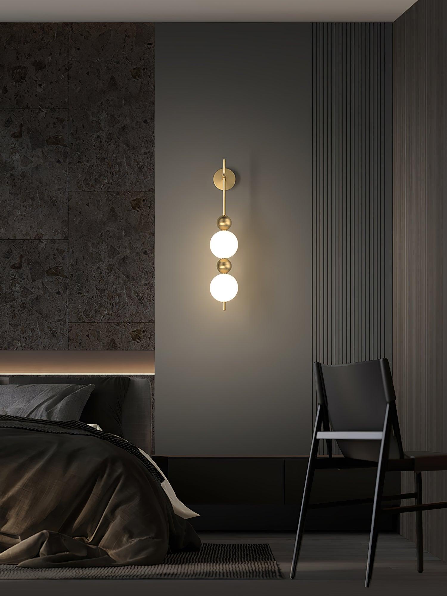 Candied Haws String Brass Wall Lamp - Lumpaz