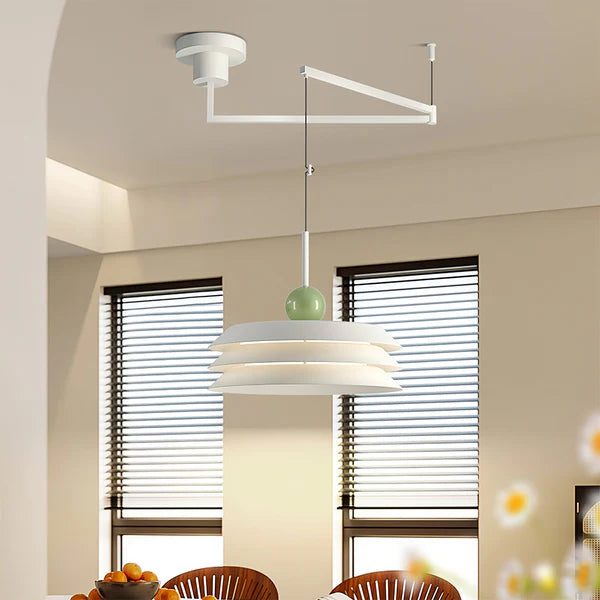 Modern Morandi Layered Metal Hanging Lights - Lumpaz