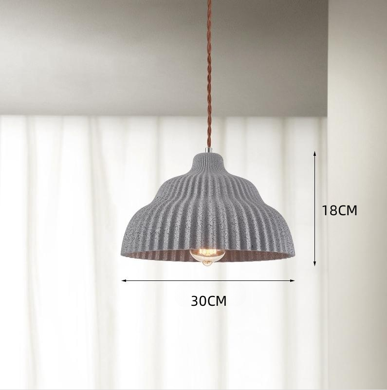 Wabi Sabi Art Resin Hanging Lamp for Dining Room - Lumpaz