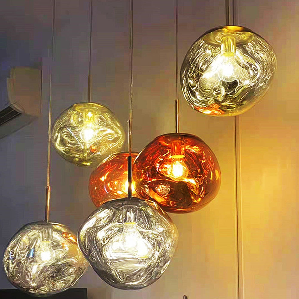 Modern Art Deco Irregular Bubble Pendant Light For Dining Room - Lumpaz