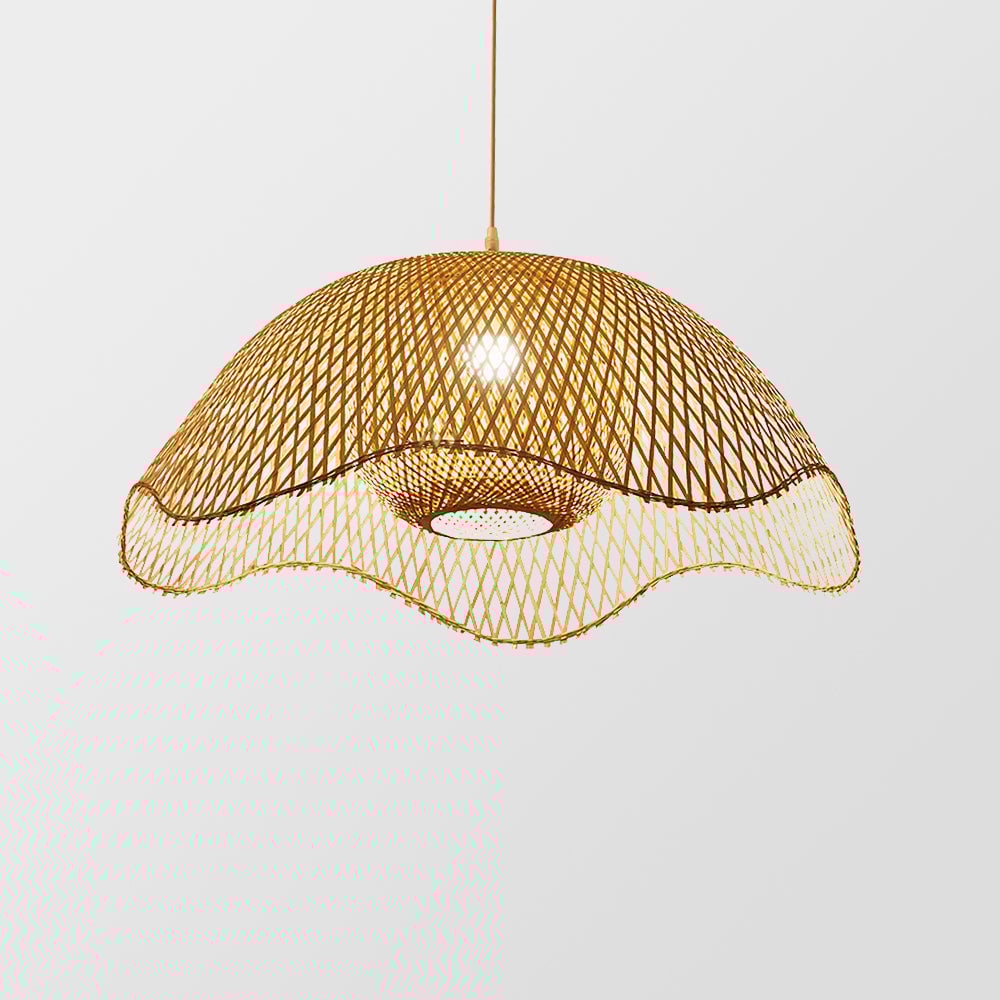 Bamboo Woven Hanging Lighting - Lumpaz
