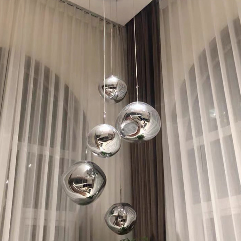 Modern Art Deco Irregular Bubble Pendant Light For Dining Room - Lumpaz