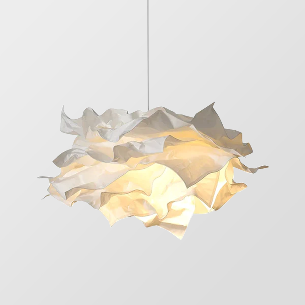 White Pendant Light Art Decor Hanging Lights For Bedroom - Lumpaz