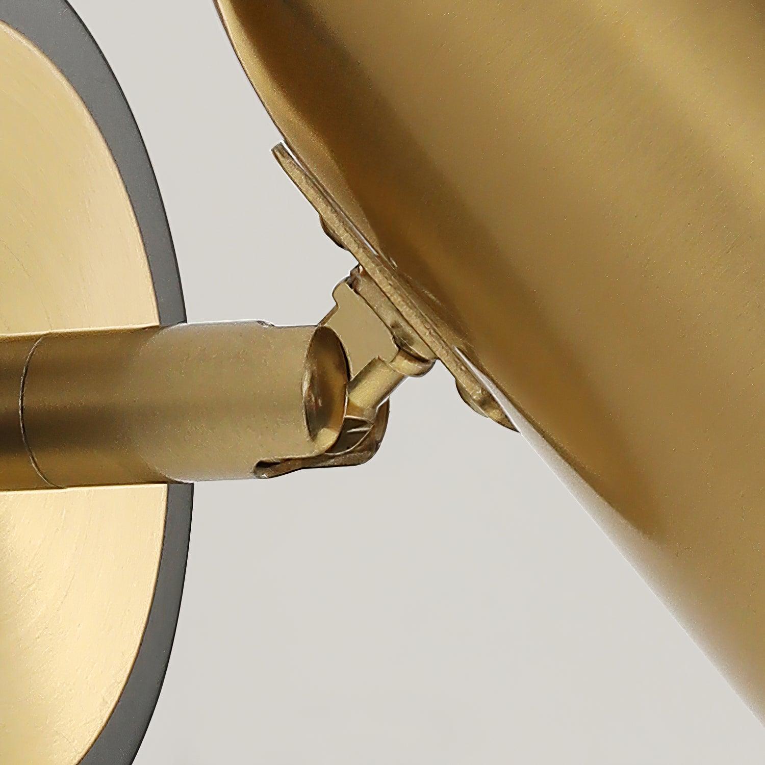 Leonardo Gold Wall Lamp - Lumpaz