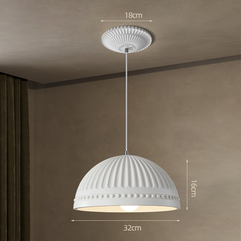 Cream Style Resin Creative Pendant Light - Lumpaz