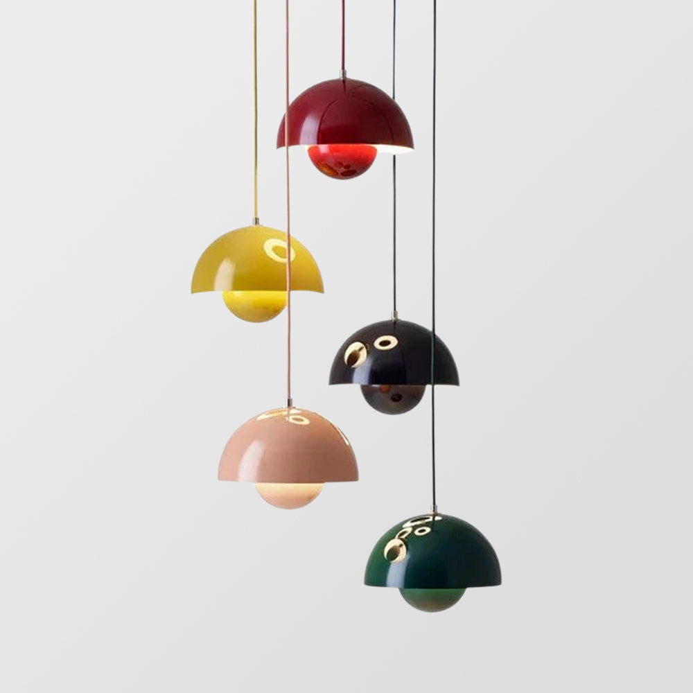 Multiple Colour Mushroom Shape Kitchen Pendant Light - Lumpaz