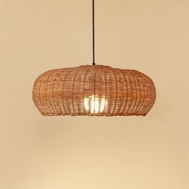 Unique Rattan Handmade Nordic Pendant Lampshades For Living Room - Lumpaz
