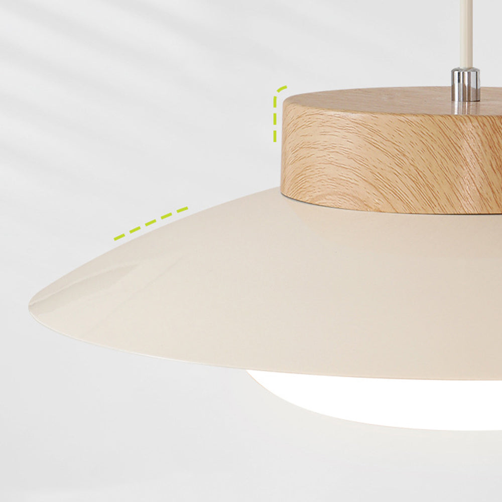 Cream Glutinous Rice Ball Bowl Pendant Light - Lumpaz