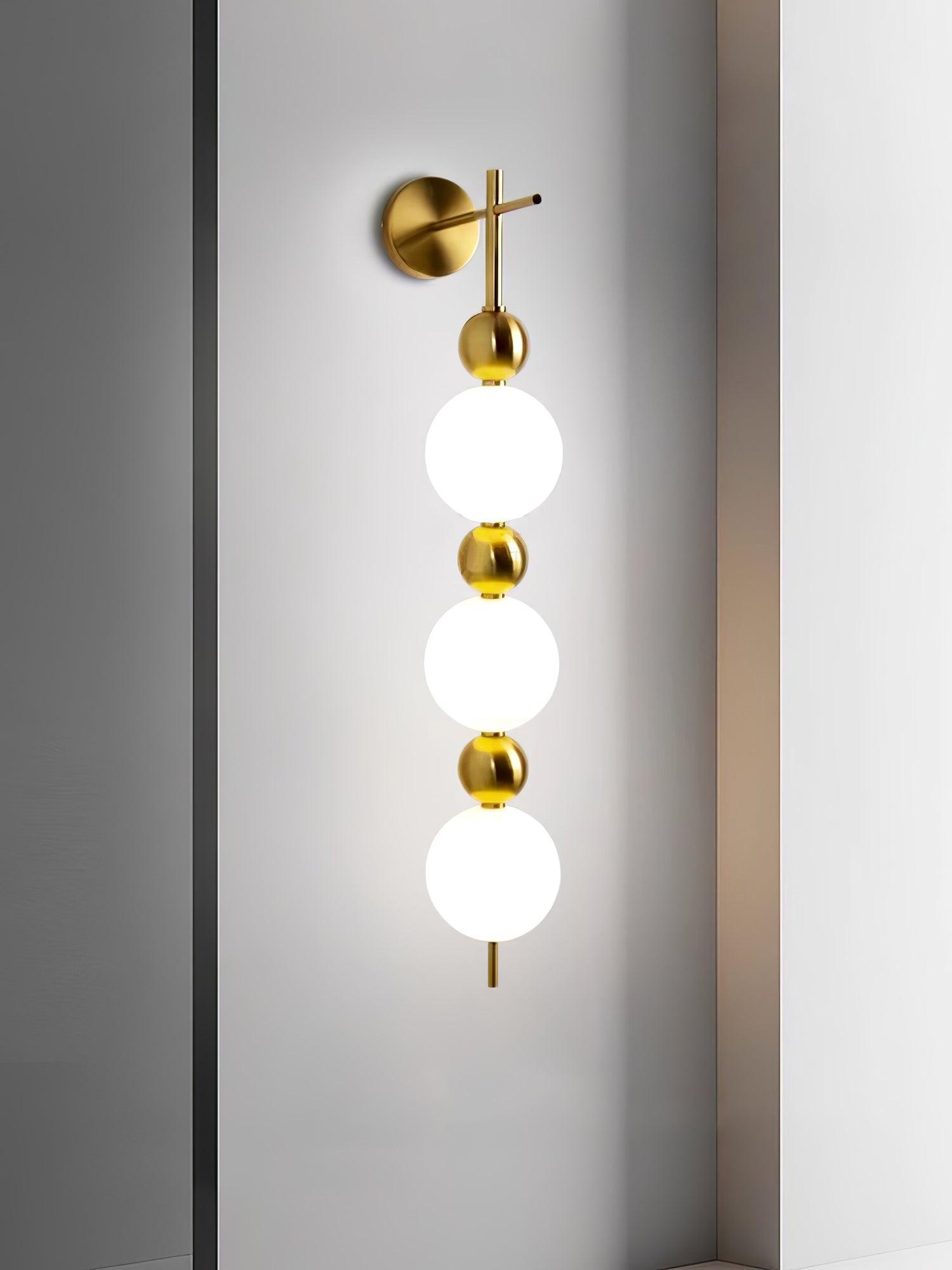 Candied Haws String Brass Wall Lamp - Lumpaz