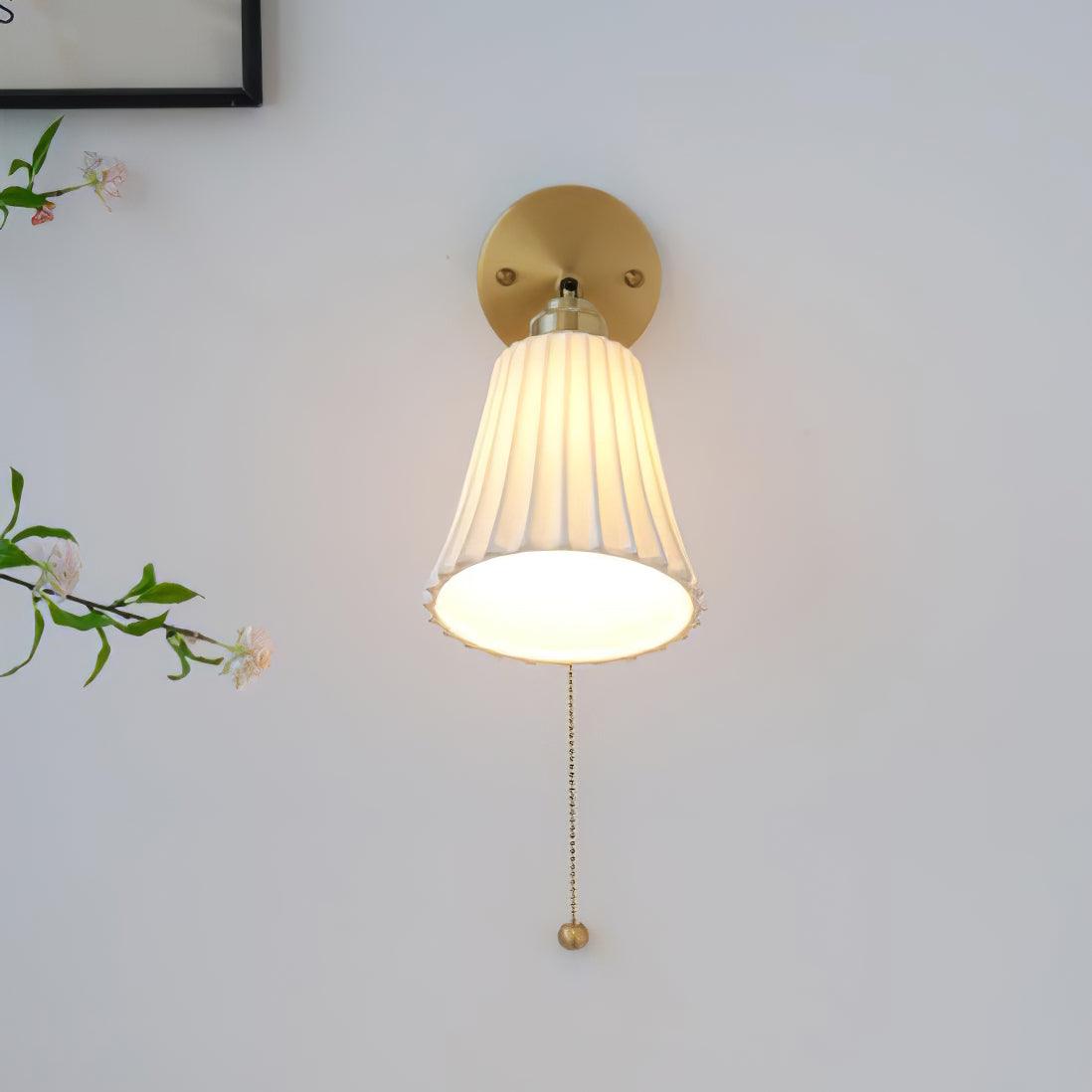 Trumpet Ceramic Wall Light - Lumpaz