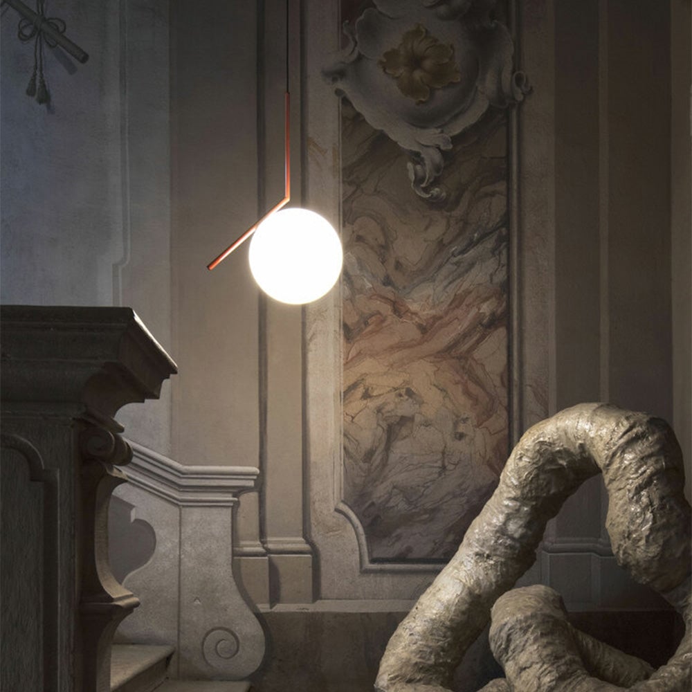 Simple IC Lights Milk Glass Pendant Light - Lumpaz