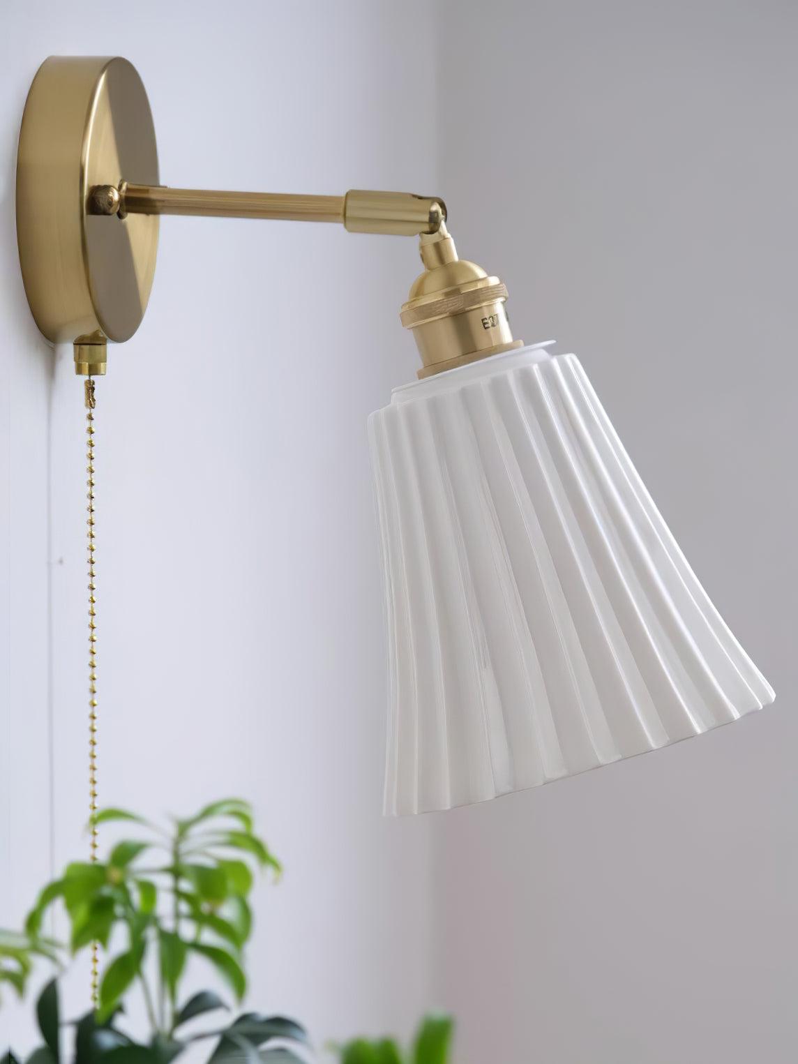 Trumpet Ceramic Wall Light - Lumpaz