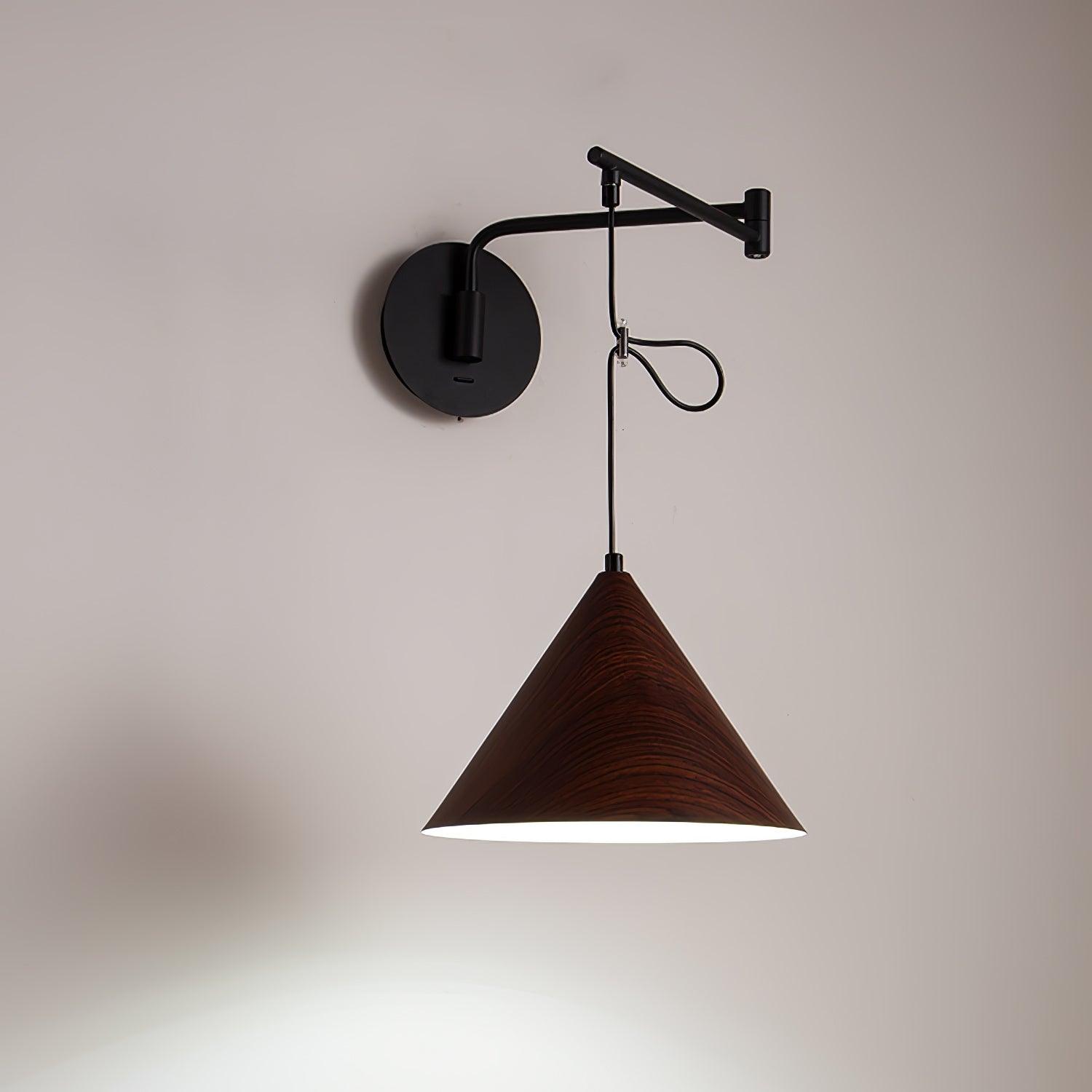 Cone Swing Arm Wall Lamp - Lumpaz
