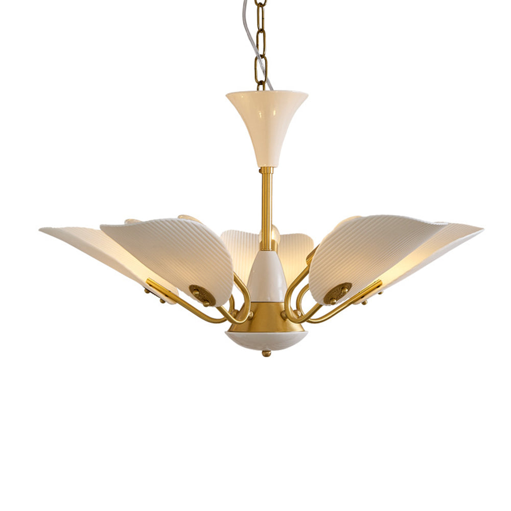 Vintage Creative Copper & Ceramic Pendant Light - Lumpaz