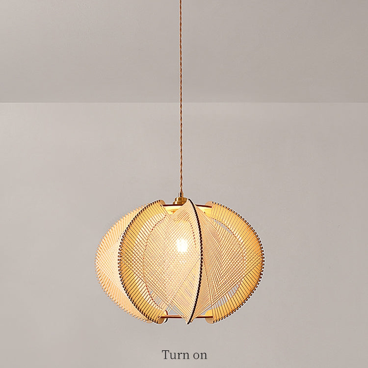 Retro Wooden Pendant Light Irregular Living Room Lamp - Lumpaz